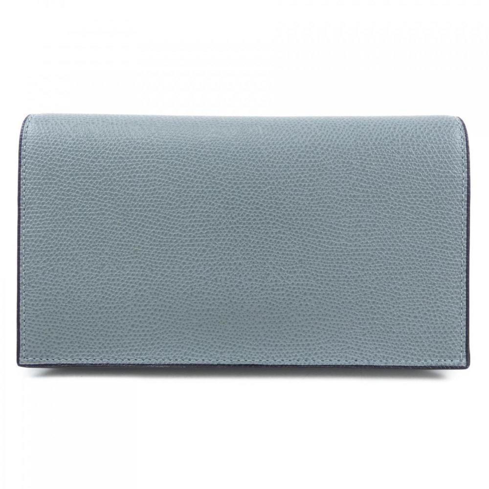 VALEXTRA Leather Bifold Wallet in Black - Picture 2 of 5